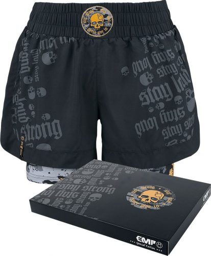 EMP Special Collection Sport 2in1 Shorts mit integrierter Innenhose Dámské šortky černá
