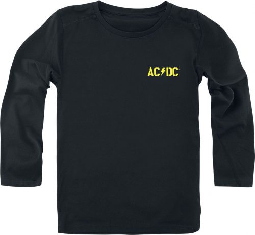 AC/DC Metal-Kids - PWR UP detské tricko - dlouhý rukáv černá