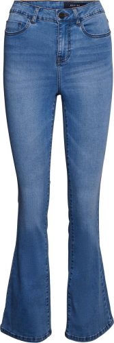 Noisy May Rozšírené džínsy s vysokým pásom Sallie Dámské džíny světle modrá