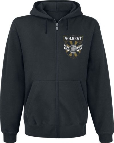 Volbeat Fight Mikina s kapucí na zip černá