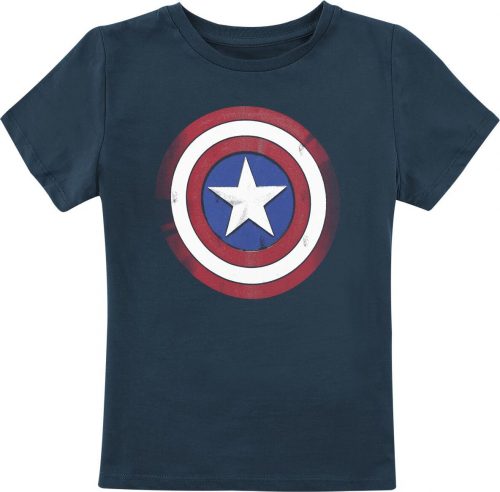 Captain America Kids - Shield detské tricko námořnická modrá