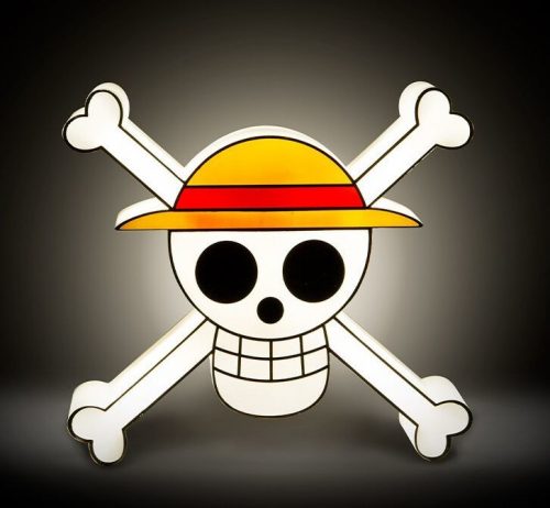 One Piece Lampa Skull Lampa černá