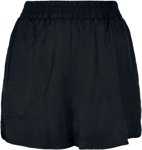 Urban Classics Ladies Viscose Satin Resort Shorts Dámské šortky - teplákové černá