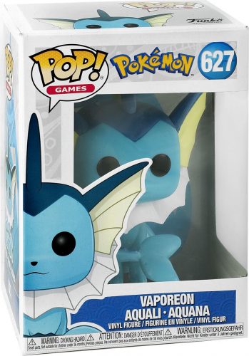 Pokémon Vaporeon - Aquali - Aquana Vinyl Figur 627 Sberatelská postava standard