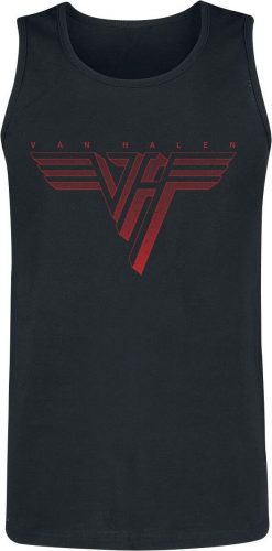 Van Halen Classic Red Logo Tank top černá