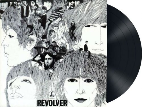 The Beatles Revolver LP černá
