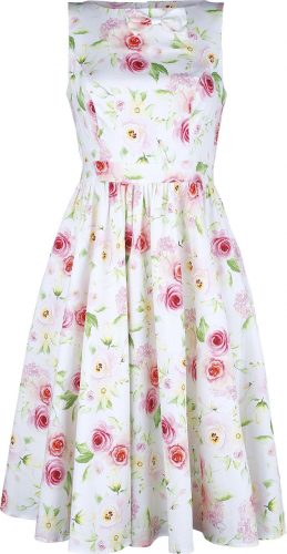 H&R London Hazel Floral Swing Dress Šaty vícebarevný