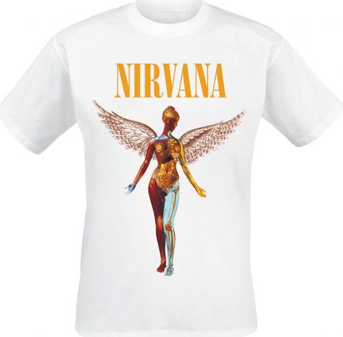 Nirvana In Utero Tričko bílá
