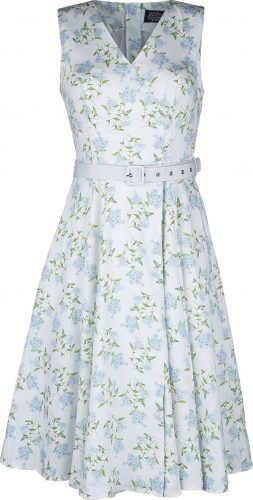 H&R London Catherine Floral Swing Dress Šaty vícebarevný