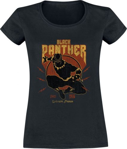 Black Panther Lightning Panther Dámské tričko černá