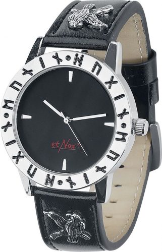 Náramkové hodinky etNox Runové písmo Náramkové hodinky černá