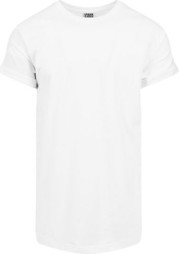 Urban Classics Dlouhé tričko se zahnutými manžety Tričko bílá