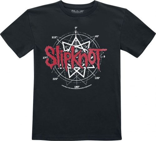 Slipknot Metal-Kids - Star Symbol Kids detské tricko černá