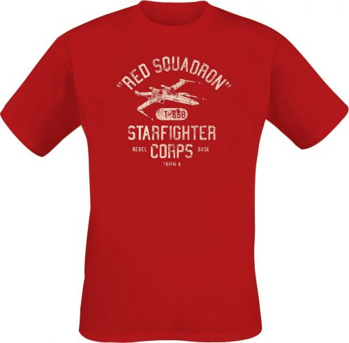 Star Wars Red Squadron Tričko červená