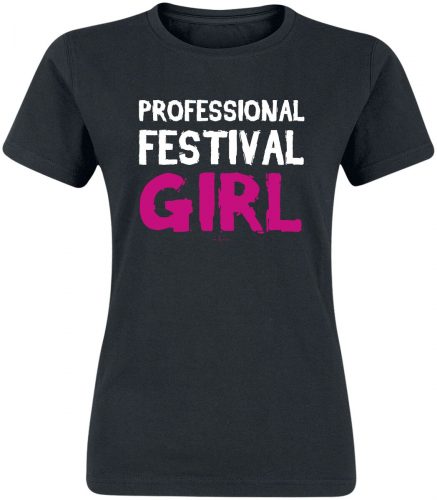 Alcohol & Party Professional Festival Girl Dámské tričko černá