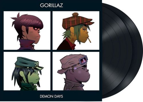 Gorillaz Demon Days 2-LP černá