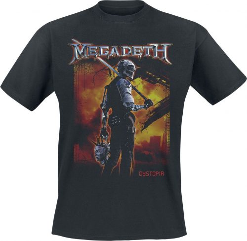 Megadeth Dystopia Tričko černá