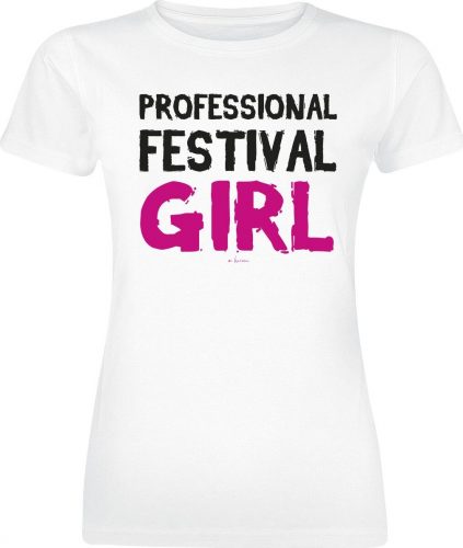 Alcohol & Party Professional Festival Girl Dámské tričko bílá