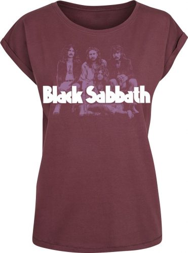 Black Sabbath Saturated Photo Dámské tričko červená