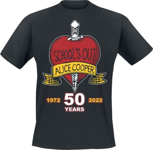 Alice Cooper School's Out 50th Tričko černá
