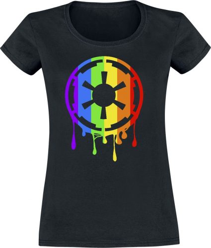 Star Wars Empire Rainbow Dámské tričko černá