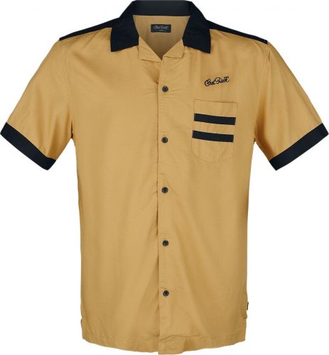 Chet Rock Triumph Shirt Košile žlutá/cerná