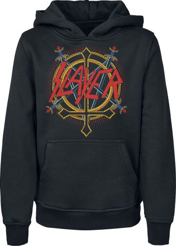 Slayer Kids - Pentagram Emblem detská mikina s kapucí černá