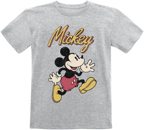 Mickey & Minnie Mouse Kids - Vintage Mickey detské tricko šedá