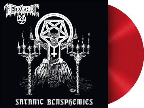 Necrophobic Satanic blasphemies LP barevný