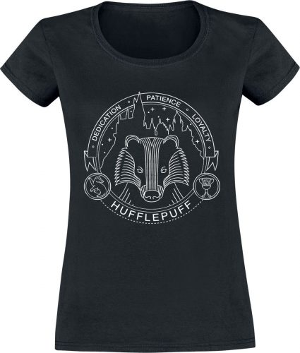 Harry Potter Hufflepuff - Seal Dámské tričko černá