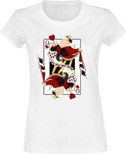 Alice in Wonderland Queen of Hearts Dámské tričko bílá