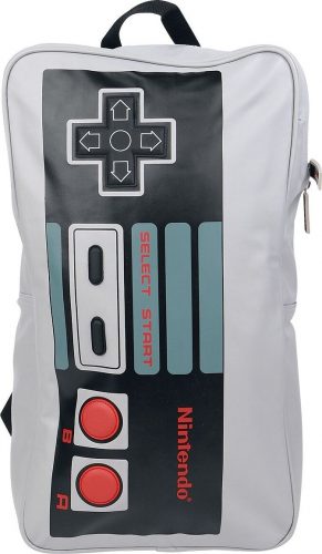Nintendo NES-Controller Batoh šedá