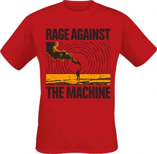 Rage Against The Machine Smoke Signal Tričko červená