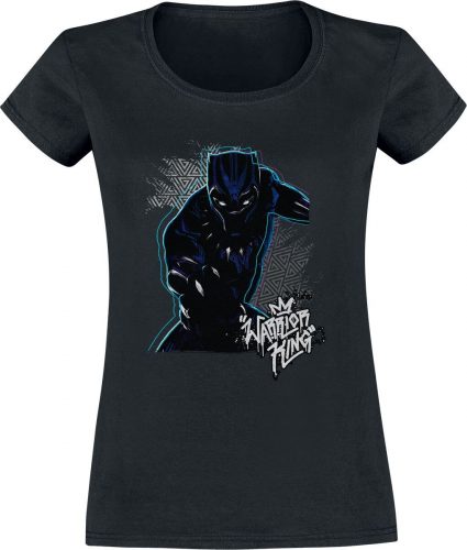 Black Panther Warrior Prince Dámské tričko černá