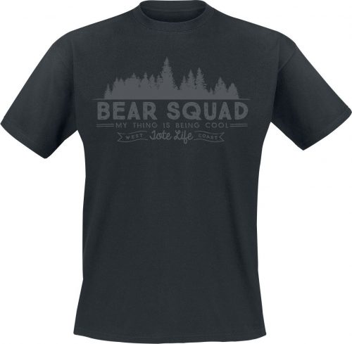 We Bare Bears Bear Squad Tričko černá