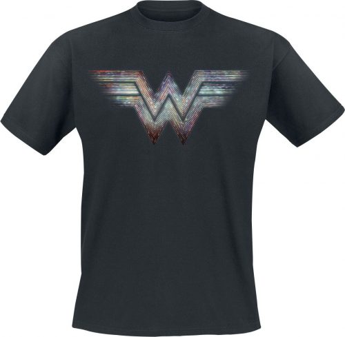 Wonder Woman 1984 - Retro Logo Tričko černá