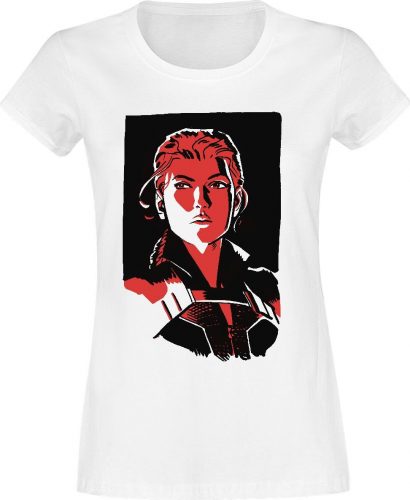 Black Widow Portrait Dámské tričko bílá