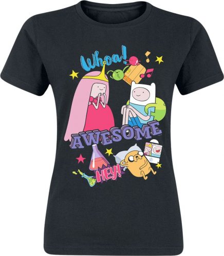 Adventure Time Whoa! Awesome Dámské tričko černá