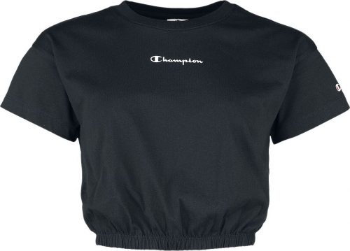 Champion American Classics Crewneck Croptop Dámské tričko černá