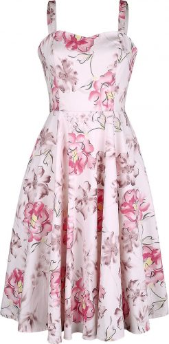 H&R London Catherine Floral Swing Dress Šaty vícebarevný