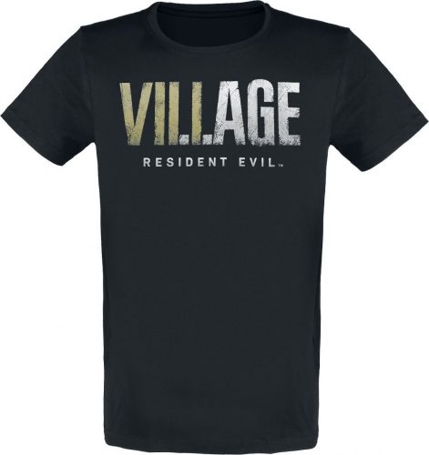 Resident Evil Village - Logo Tričko černá