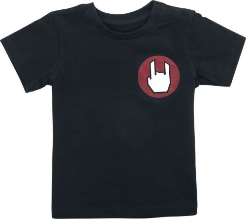 EMP Basic Collection T-Shirt mit Rockhand Logo detské tricko černá