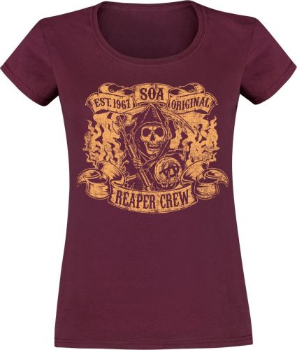 Sons Of Anarchy Reaper Crew Dámské tričko červená