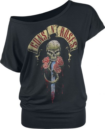 Guns N' Roses Dripping Dagger Dámské tričko černá