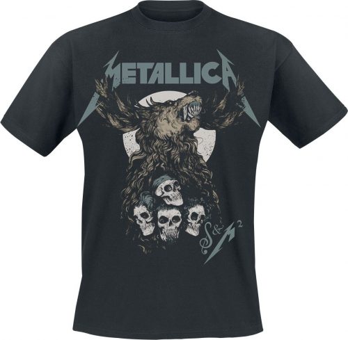 Metallica S&M2 - Skull Tričko černá