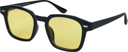 Urban Classics Sunglasses Maui With Case Slunecní brýle cerná/žlutá