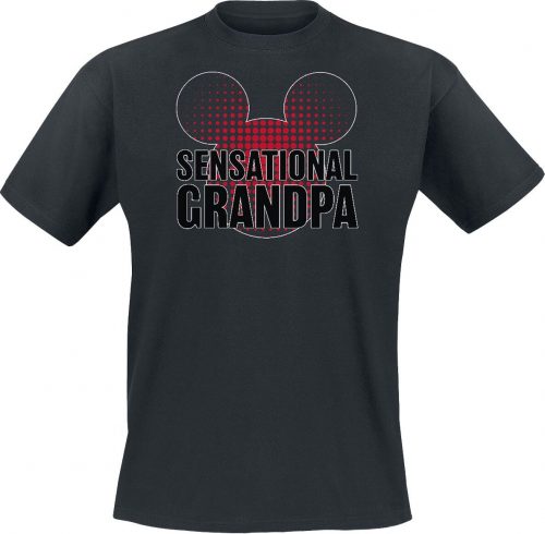 Mickey & Minnie Mouse Disney - Sensational Grandpa Tričko černá