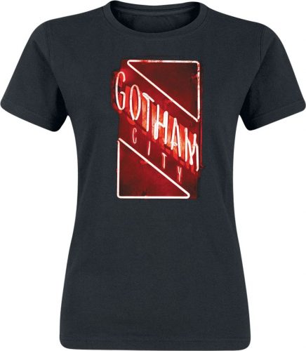 Batman The Batman - Gotham City Neon Lights Dámské tričko černá