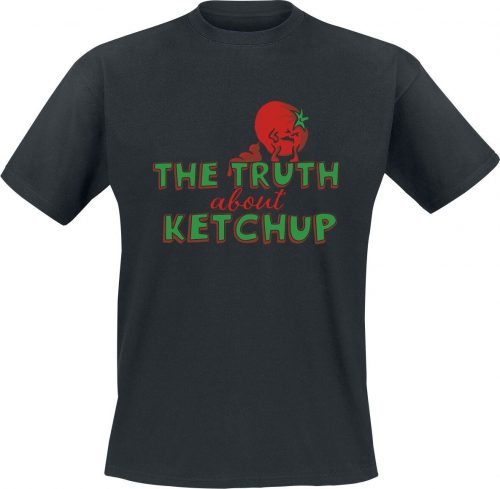 Food The Truth About Ketchup Tričko černá