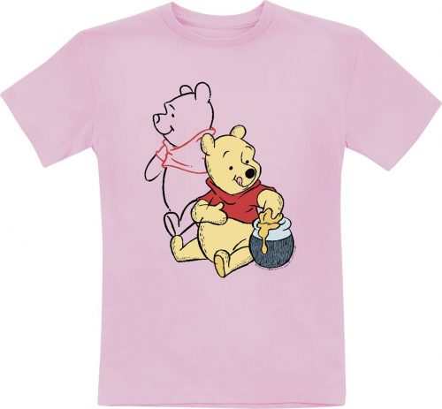 Medvídek Pu Kids - Pooh detské tricko světle růžová